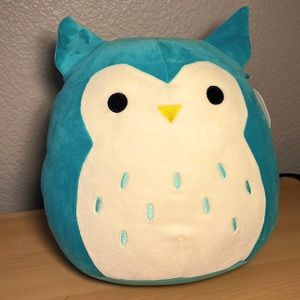 12” Winston the Teal Owl NWT Squishmallows Kellytoy Stuffed Animal Plush